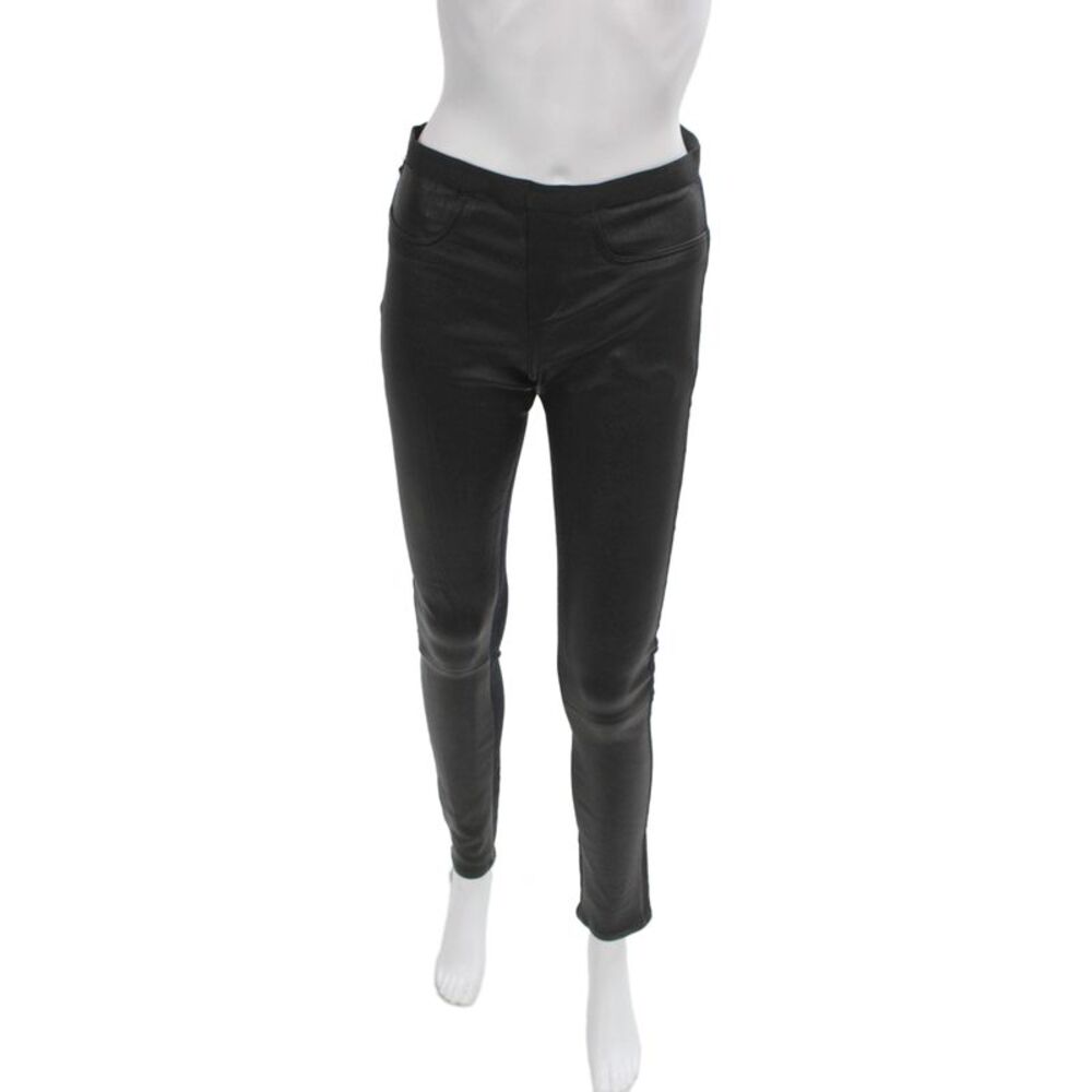 Helmut Lang Women Black Cotton Jeggings Petites Size 27
